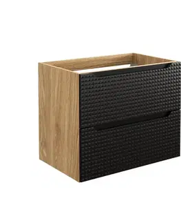 Skrinky do kúpeľne ArtCom Skrinka pod umývadlo LUXOR Black 82-70-2S | 70 cm
