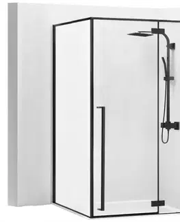 Sprchové kúty Sprchový kút Fargo Rea K3214 120x90x195 black