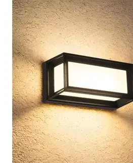 Svietidlá Brilagi - LED vonkajšie nástenné svietidlo PARKER LED/12W/230V 3000/4500/6000K čierne IP44 BRI881