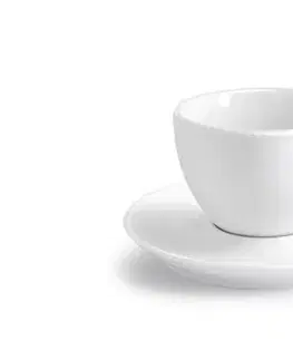 Hrnčeky a šálky Kinekus Šálka s podšálkou 200 ml, 2 + 2 sada PREMIUM lungo