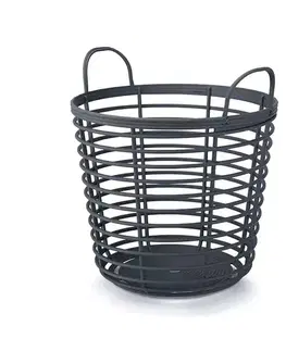 Úložné boxy NABBI IKPIR430 plastový univerzálny kôš s úchytkami 43 cm antracit