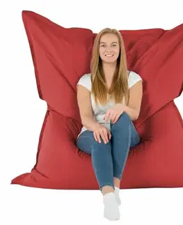 Sedacie vaky a kocky Sedací vak outdoor XXL TiaHome - Bordová