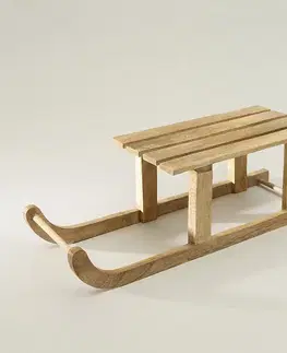 Vianočné dekorácie Dekoratívne sane Luge I 60x20x19 cm