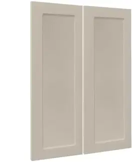 Kuchynské skrinky Čelo skrinky Luxeo F15-G80(100) rám kašmír