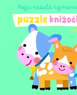 Leporelá, krabičky, puzzle knihy Moja veselá rýmovaná puzzle knižočka: Farma