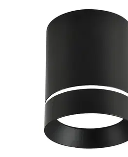 Svietidlá  Bodové svietidlo TUBA 1xGU10/15W/230V čierna 2282787