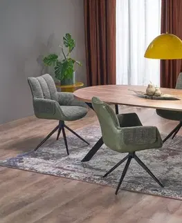 Stoličky Otočné jedálenské kreslo K579 Halmar