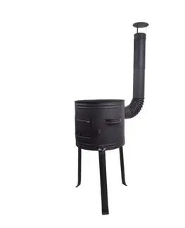 Outdoorové kotlíky Kinekus Kotlina plechová o 39 cm 16-20 l kotlík čierna g7 g4 WW 30605