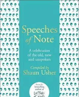 Cudzojazyčná literatúra Speeches of Note - Shaun Usher