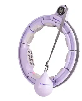 Ostatné fitness náradie Masážna obruč inSPORTline Weight Hoop Pro 69-105 cm