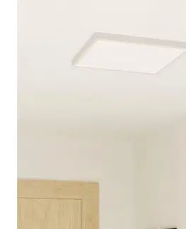 Svietidlá Eglo 901314-LED Stropné svietidlo FUEVA LED/17,5W/230V 2700/4000/6500K 39x39 cm biela 901314