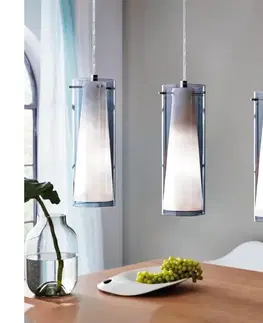 Svietidlá EGLO 90305 - Luster závesný PINTO NERO 3xE27/60W dymová 90305