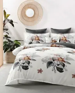 Obliečky 3 dielne Flanelové obliečky polycotton Amanda 200x140cm+90x70cm TiaHome