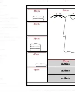Šatníkové skrine ArtStol Šatníková skriňa BALI 2 D4 | zelená