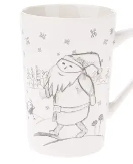 Hrnčeky a šálky Porcelánový hrnček Škriatok, 435 ml