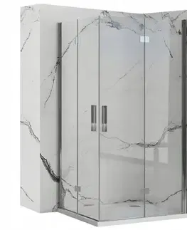 Sprchovacie kúty REA/S - Sprchová kabína Molier Chrome Double 80x90 KPL-K6369
