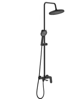 Kúpeľňové batérie REA REA - Sprchový set Marco Black REA-P8545