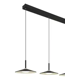 Svietidlá Globo 15635S-3 - LED závesné svietidlo na lanku LAMPONE LED/24W/230V 4000K čierna 15635S-3