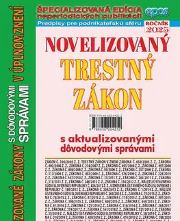 Trestné právo Novelizovaný Trestný zákon 11/2025