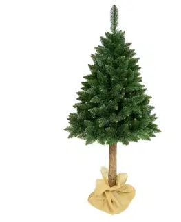 Vianočné stromčeky NABBI Christee 6 vianočný stromček na pni 180 cm zelená