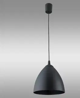 Lampy do obývačky Luster DAWID 11746 BLACK 1XE27