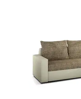 Sedacie súpravy NABBI Lucca L/P rohová sedačka s rozkladom a úložným priestorom cappuccino / béžová