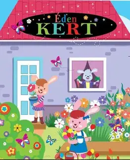 Leporelá, krabičky, puzzle knihy Kukucskálj be az ablakon - Éden kert