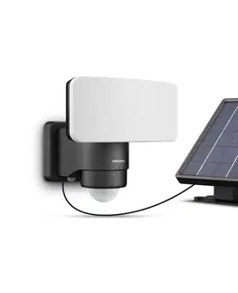 Svietidlá Philips - LED Solárne nástenné svietidlo so senzorom TYLUS LED/6W/3,7V 5000K IP44 8720169362222