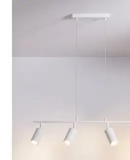 Svietidlá BRILAGI - Závesný luster na lanku SELE 4xGU10/30W/230V biela WO-NPL-02-WHT-OEM