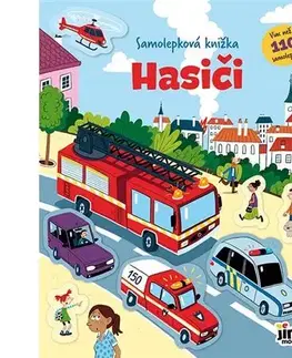 Nalepovačky, vystrihovačky, skladačky Samolepková knižka - Hasiči