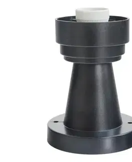 Lampy BRILAGI - Vonkajšia noha lampy HARBOR 1xE27/40W/230V 20 cm IP33 čierna BRZGDS-S1/CR