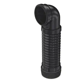 Svietidlá Bruckner - Flexi dopojenie pre závesné WC 90° 20,5-37 cm čierna 159.320.0
