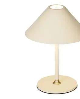 LED osvetlenie Halo Design 800773 - LED stmievateľná nabíjateľná stolná lampa HYGGE LED/3W/4000 mAh IP54 krémová 800773