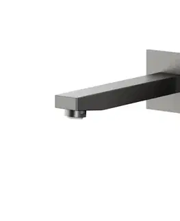Kúpeľňové batérie KFA - Batéria Logon umývadlová, podomietková, stenová, PVD gunmetal sivá 5139-810-61