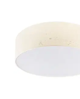 Svietidlá  Stropné svietidlo SIRJA PLISADO 4xE27/15W/230V pr. 45 cm krémová LM-4.335/KREM