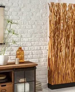 Osvetlenie Stojacia lampa NATURAL Dekorhome