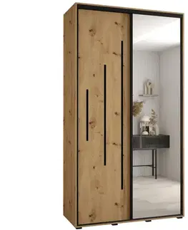 Šatníkové skrine Skriňa 45 Canaris 13 130 artisan/čierna