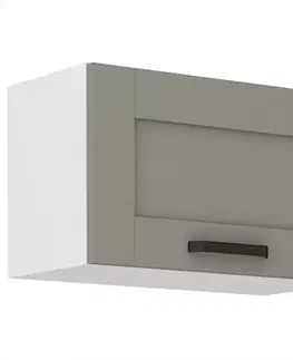Kuchynské skrinky visiace Kuchynská skrinka Luna claygrey/biela 60GU-36 1F