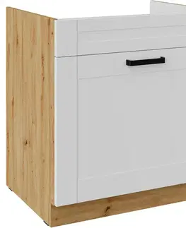 Kuchynské skrinky stojace Kuchynská skrinka Luna biely mat/artisan 80ZL 1S BB