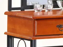 Kozmetický stolík SEBU toaletka s taburetkou VER-0324