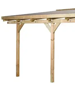 Záhrada Drevená záhradná pergola 671 Weka