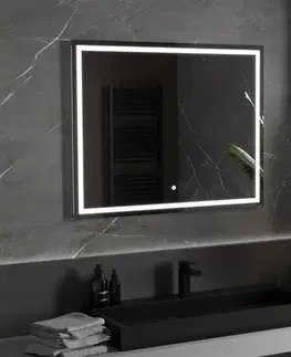 Kúpeľňové zrkadlá MEXEN - Miko zrkadlo s osvetlením 100 x 80, LED 600 9819-100-080-611-00