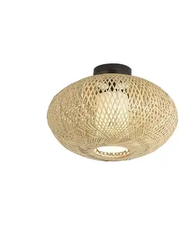 Vonkajšie stropné svietidlá Japandi stropné svietidlo bambusové 42cm IP44 - Moana