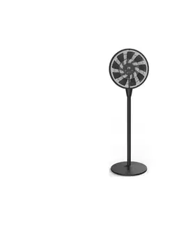 Ventilátory Eurolamp Stojanový látor 25W/230V pr. 40 cm čierny + diaľkové ovládanie 300-20021