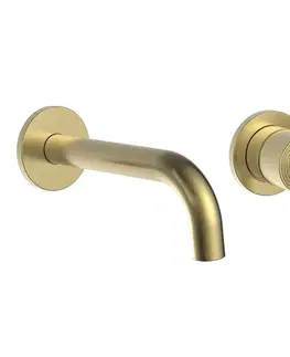 Kúpeľňové batérie REA - Podomietková umývadlová batéria Foster Brush Gold REA-B6443