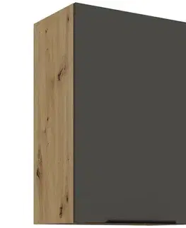 Kuchynské skrinky visiace Kuchynská skrinka Aria-Gr/Ar Anti Fingerprint 50g-72 1f