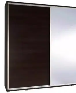 Šatníkové skrine Skriňa Penelopa zrkadlová 205 cm