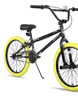 Bicykle BMX bicykel Joystar Brockway 20" žlto-čierna