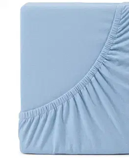 Plachty 4Home jersey prestieradlo Lycra modrá, 140 x 200 cm