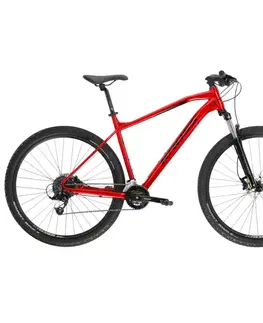 Bicykle Kross Level 1.0 2023 červená / čierna / lesk - M (17", 172-180 cm)